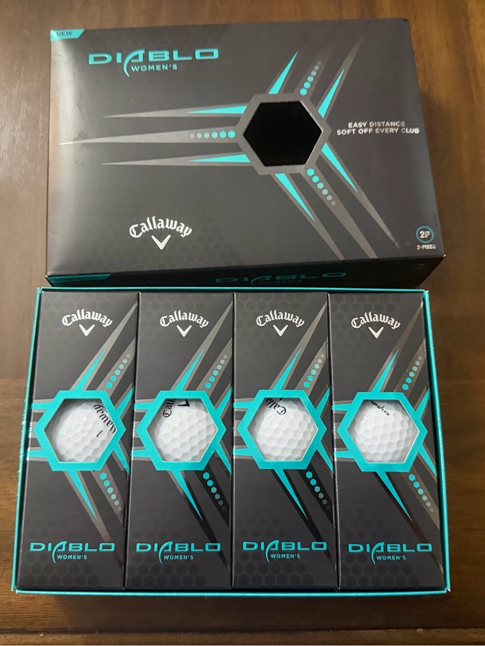 Women’s Callaway Diablo golf balls one dozen brand new